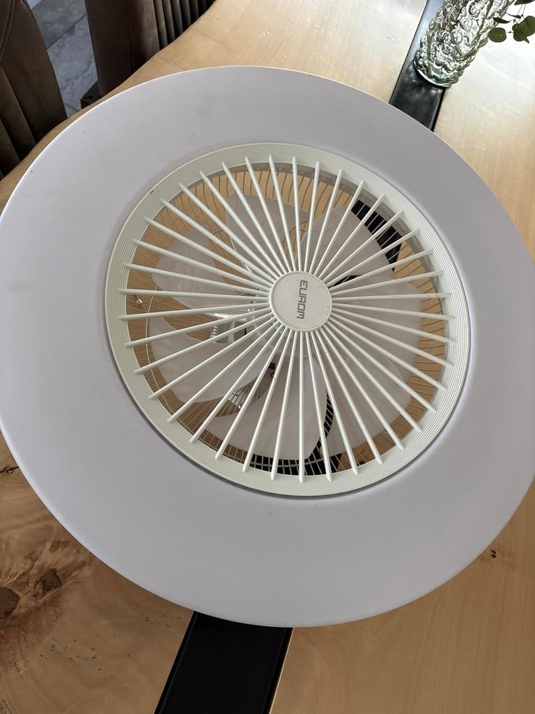 Eurom plafondventilator met afstandsbediening, Witgoed en Apparatuur, Ventilatoren, Ophalen, Ventilator met afstandsbediening