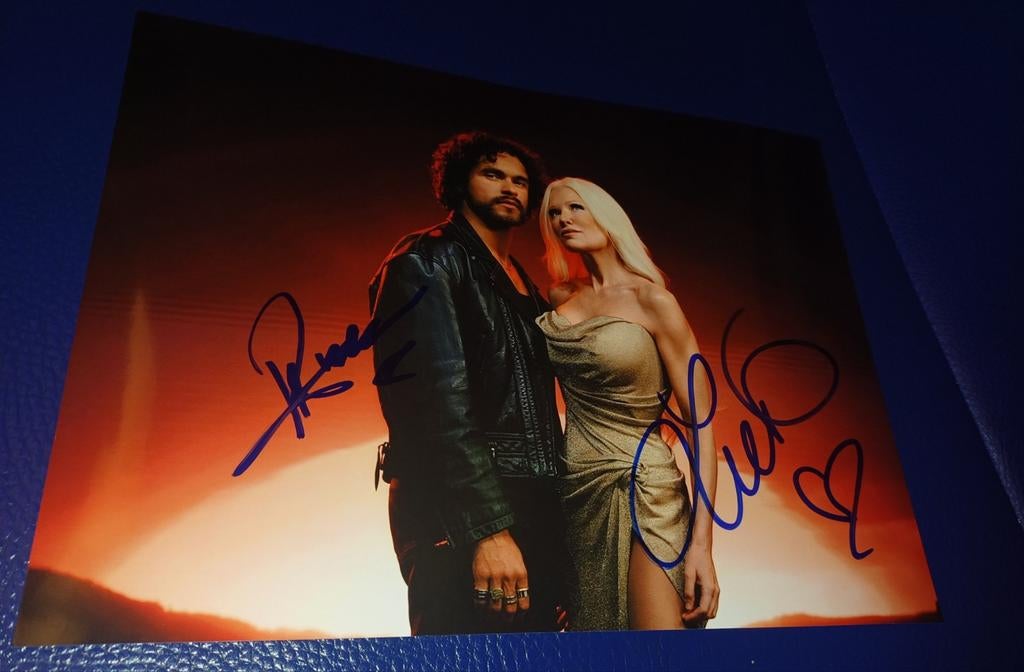 Linda Lampenius &Pete Parkkonen handtekening foto Eurovisie, Ophalen of Verzenden, Zo goed als nieuw, Foto of Kaart