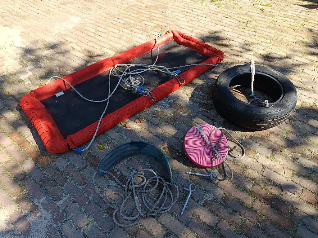 constructie voor schommel: veel toebehoren!, Ophalen, Gebruikt, Minder dan 180 cm, Overige typen