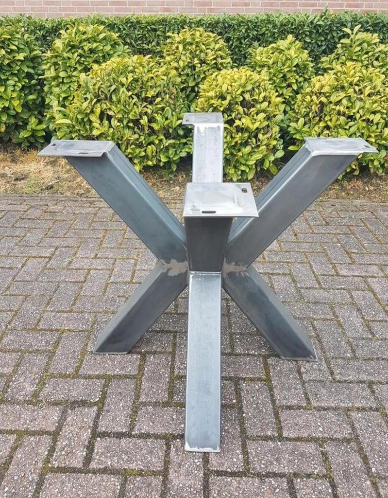 Stalen dubbel x matrix poot, Ophalen, Tafelpoot, 50 tot 100 cm, Nieuw