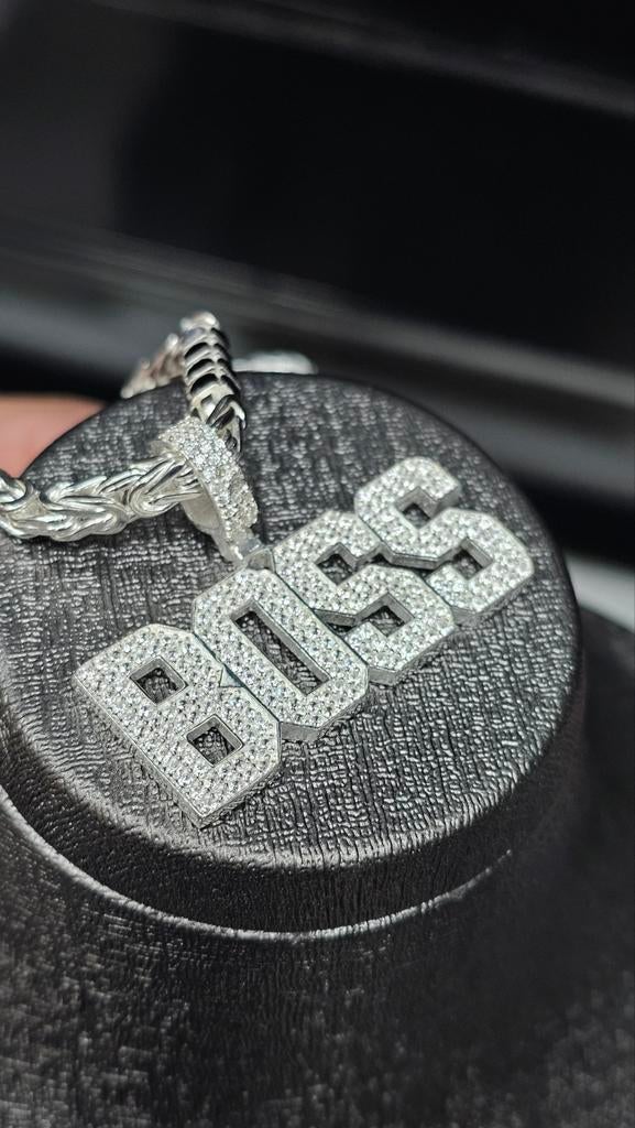 Prachtige Boss zilver hanger, Ophalen of Verzenden, Nieuw, Goud, Zilver