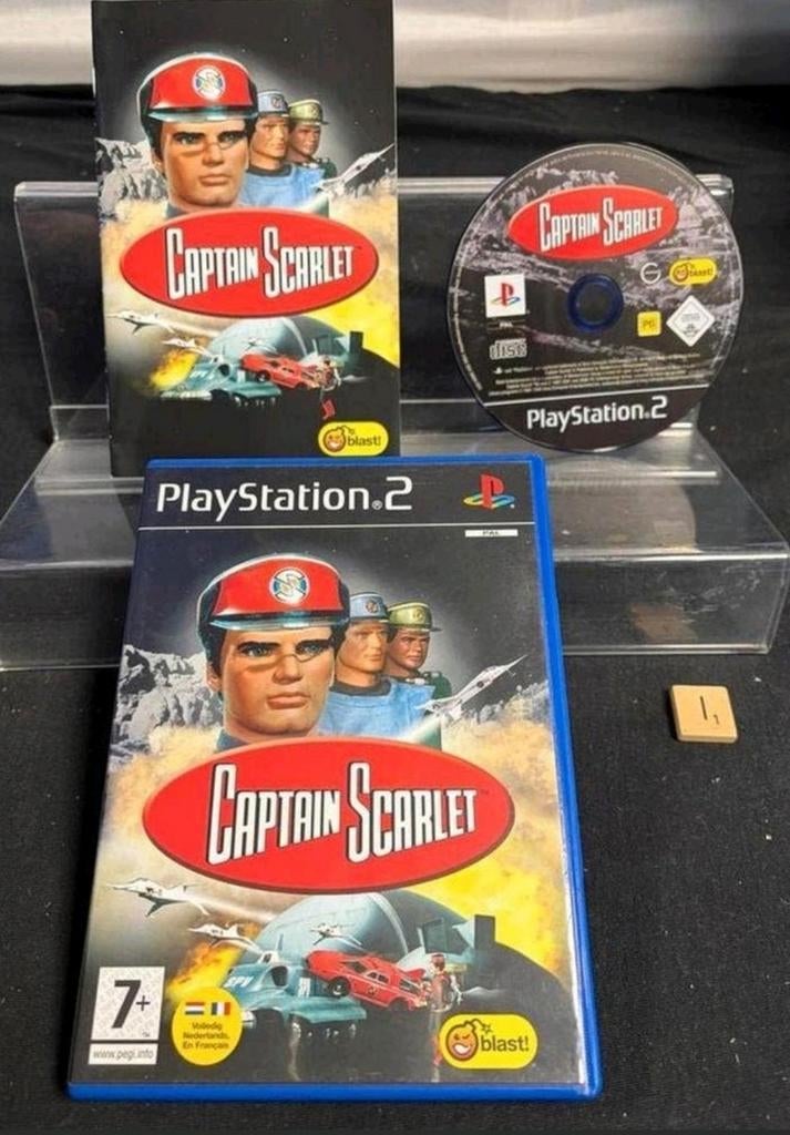 Captain Scarlet PS2 - Compleet met boekje, Avontuur en Actie, Gebruikt, 1 speler, Ophalen of Verzenden