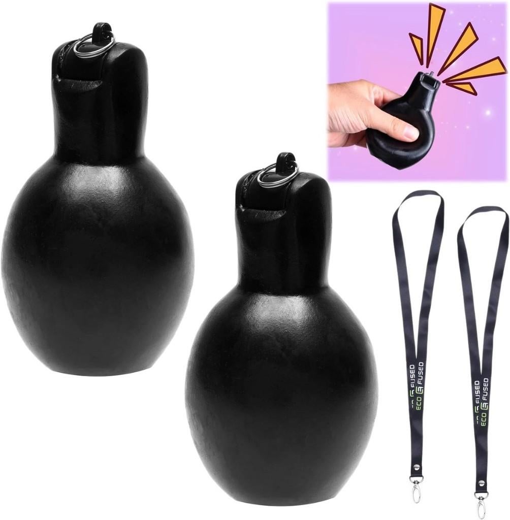 Knijpfluit / Handfluit - Set van 2  - Scheidsrechtersfluit, Maat XS of kleiner, Verzenden, Nieuw, Overige typen