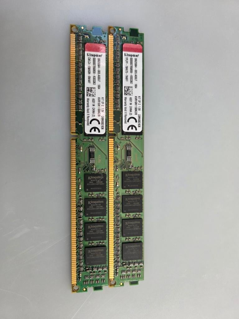Kingston KVR16N11S8K2/8 DDR3 RAM Geheugen 8GB (2x4GB), Computers en Software, RAM geheugen, Ophalen of Verzenden