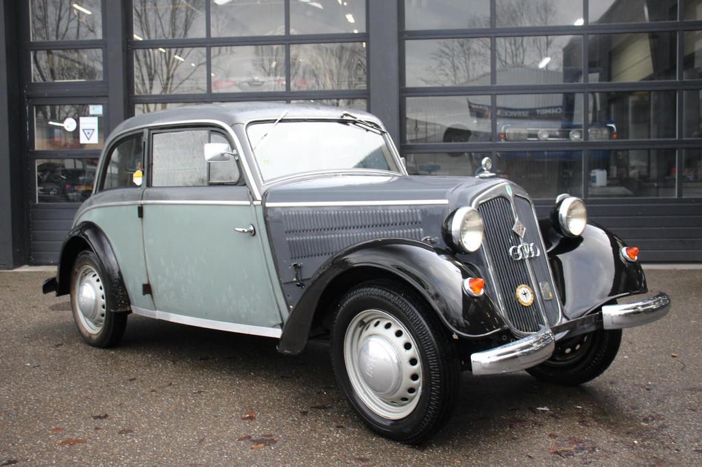DKW IFA AUDI F8 1954 oldtimer auto! ZEER UNIEK 2T, Auto's, Overige merken, Stof, Bedrijf, Handgeschakeld