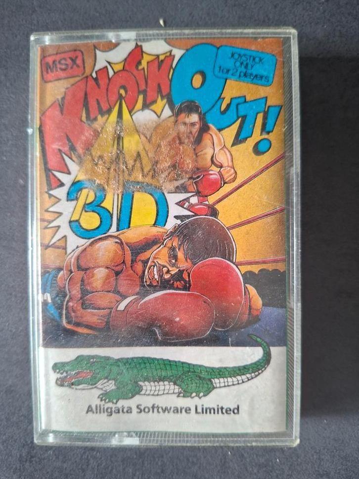 Knock Out! 3D MSX Game Cassette - Alligata Software, Spelcomputers en Games, Games | Overige, Ophalen of Verzenden
