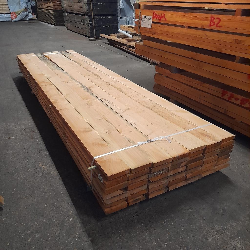 B-keus douglas steigerplanken, planken schuttingplanken, Ophalen, Nieuw, 250 cm of meer, Planken