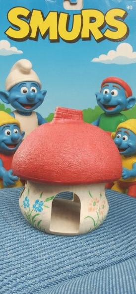 Schleich smurfenhuis jaren 60-70, Verzamelen, Smurfen, Verzenden, Gebruikt, Verschillende Smurfen, Huisje of Attribuut