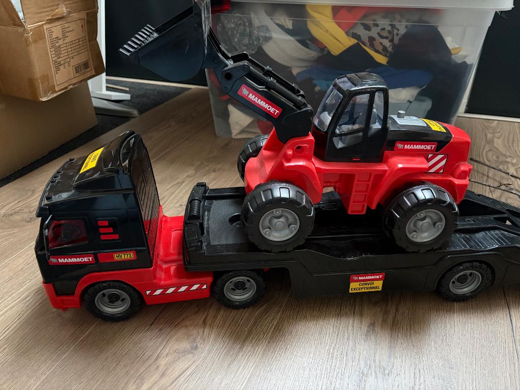 Mooie set voertuigen mammoet, Ophalen of Verzenden, Gebruikt