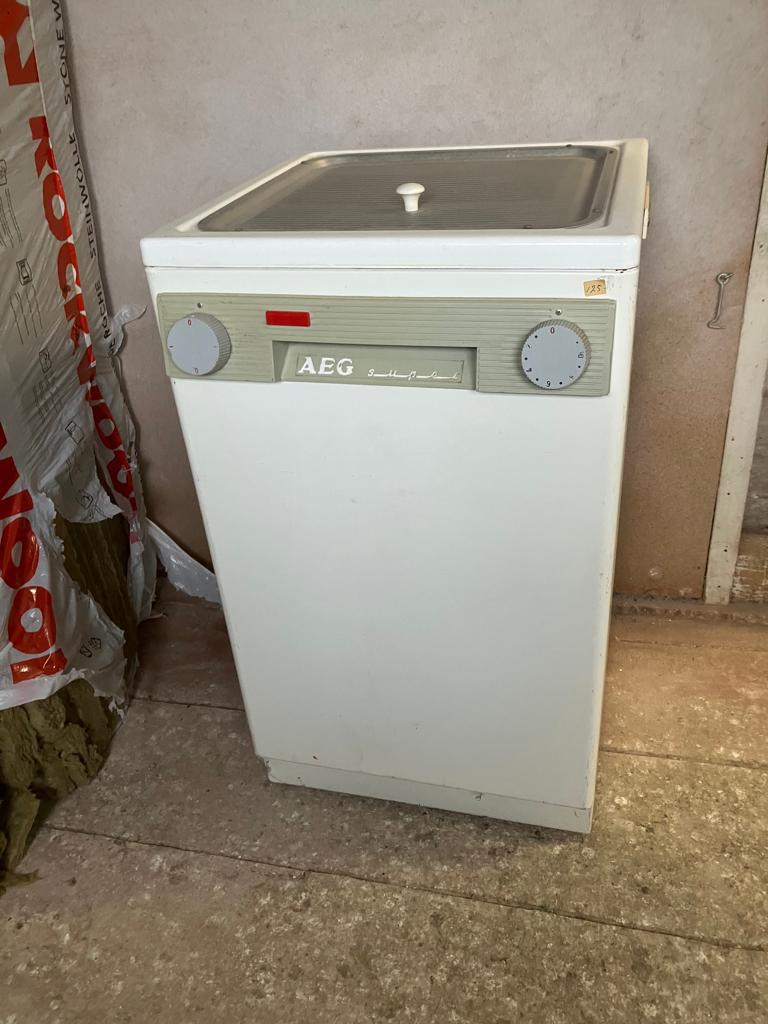 AEG agitator wasmachine, Ophalen, Gebruikt, Bovenlader, Handwasprogramma