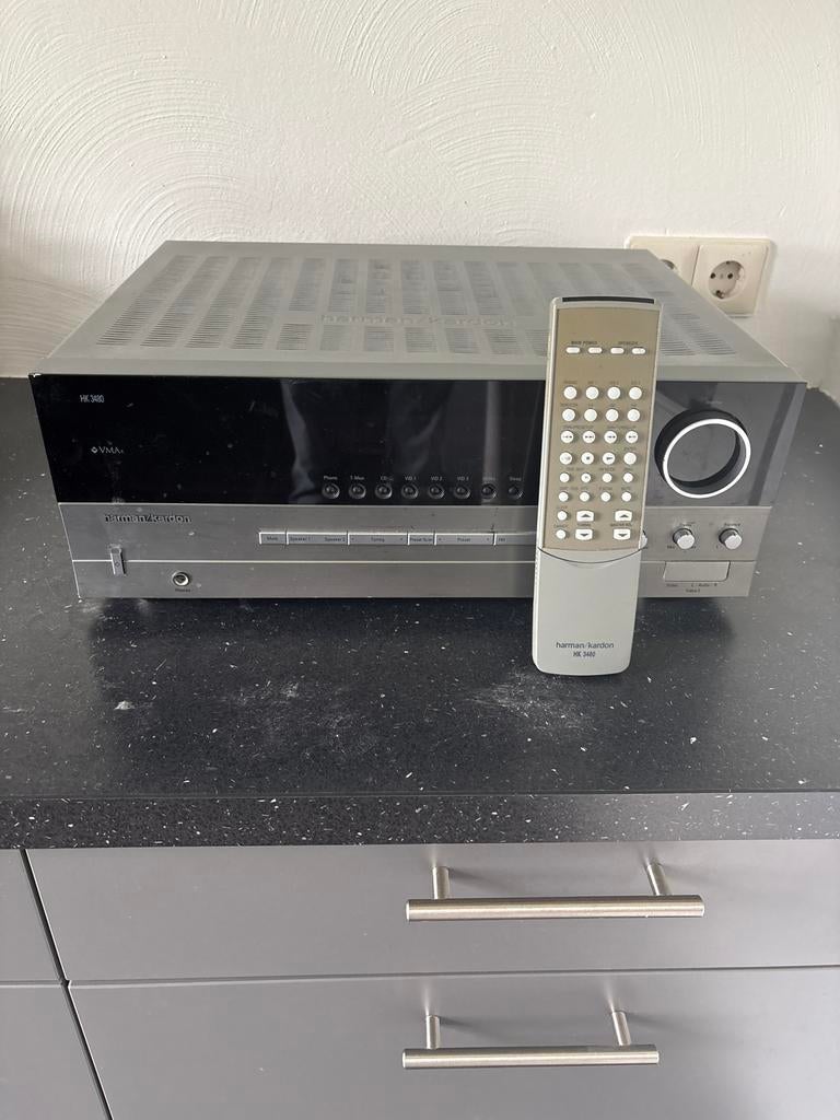 Harman Kardon HK 3480 receiver, Ophalen of Verzenden, Gebruikt, Stereo, Overige merken