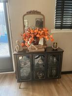 Dutchbone Dressoir Vintage Metaal - 100x37x80 cm, Gebruikt, 100 tot 150 cm, Ophalen of Verzenden, Metaal
