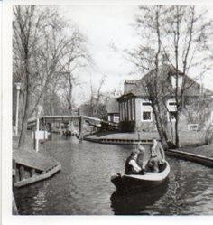 5 x foto Giethoorn verhuizing boerderij punter 1960 1970, Verzenden, 1940 tot 1960, Ongelopen, Overijssel