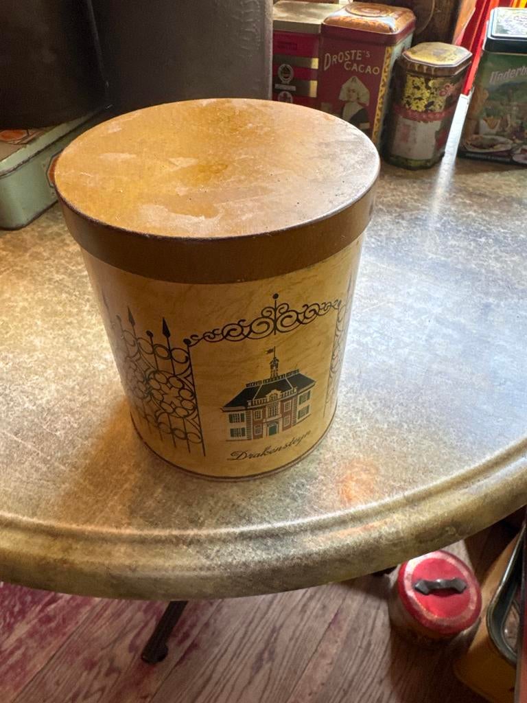 Vintage Droste Cacao Blik - Drakensteyn, Verzamelen, Blikken, Ophalen of Verzenden, Gebruikt, Overige, Droste