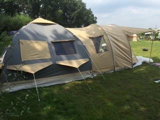 Eriba touring KARSTEN Voortent (oppompbaar), Caravans en Kamperen, Ophalen of Verzenden, Zo goed als nieuw, Ten Cate All Season 240g/m2