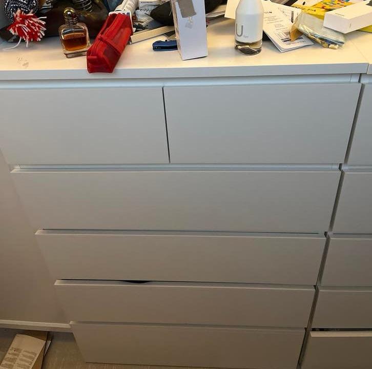 IKEA ladekast 48x80x123 cm met lichte beschadigingen, Huis en Inrichting, Kasten | Ladekasten, Ophalen, Minder dan 50 cm, Gebruikt