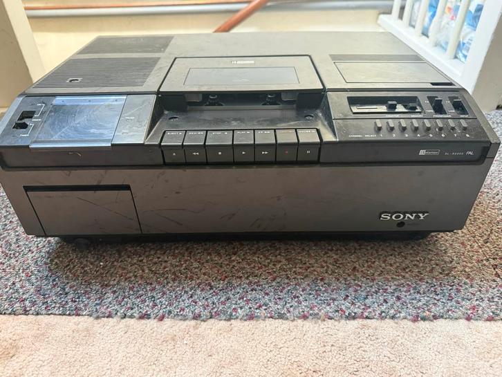Sony Betamax SL-8000E Videorecorder, Audio, Tv en Foto, Videospelers, Gebruikt, Betamax-speler of -recorder, Ophalen of Verzenden