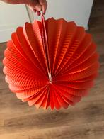 Oranj, witte en gele papieren lampionnen - Feestversiering, Hobby en Vrije tijd, Feestartikelen, Ophalen of Verzenden, Zo goed als nieuw