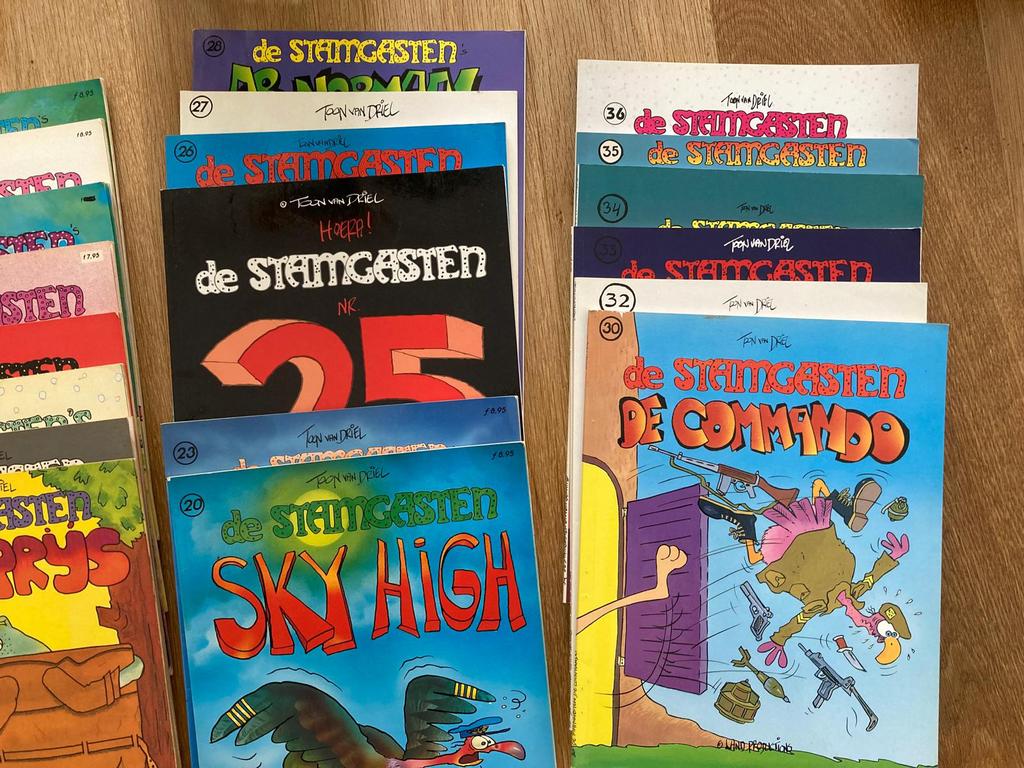 Stripboeken van De Stamgasten, Meerdere stripboeken, Ophalen of Verzenden, Gelezen