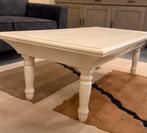 Crème-witte salontafel - 128x65 cm - nieuw, Ophalen, 100 tot 150 cm, Landelijk klassiek, Nieuw
