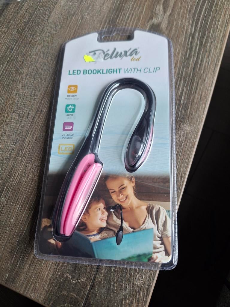 Nieuw led boeklampje, Ophalen of Verzenden, Nieuw, Batterij