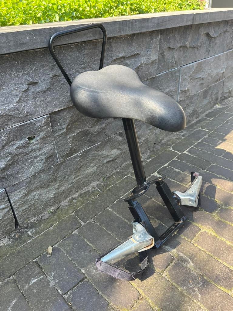Zadeltje voor op stang fiets, Fietsen en Brommers, Fietsaccessoires | Fietsstoeltjes, Ophalen of Verzenden, Gebruikt, Voorzitje