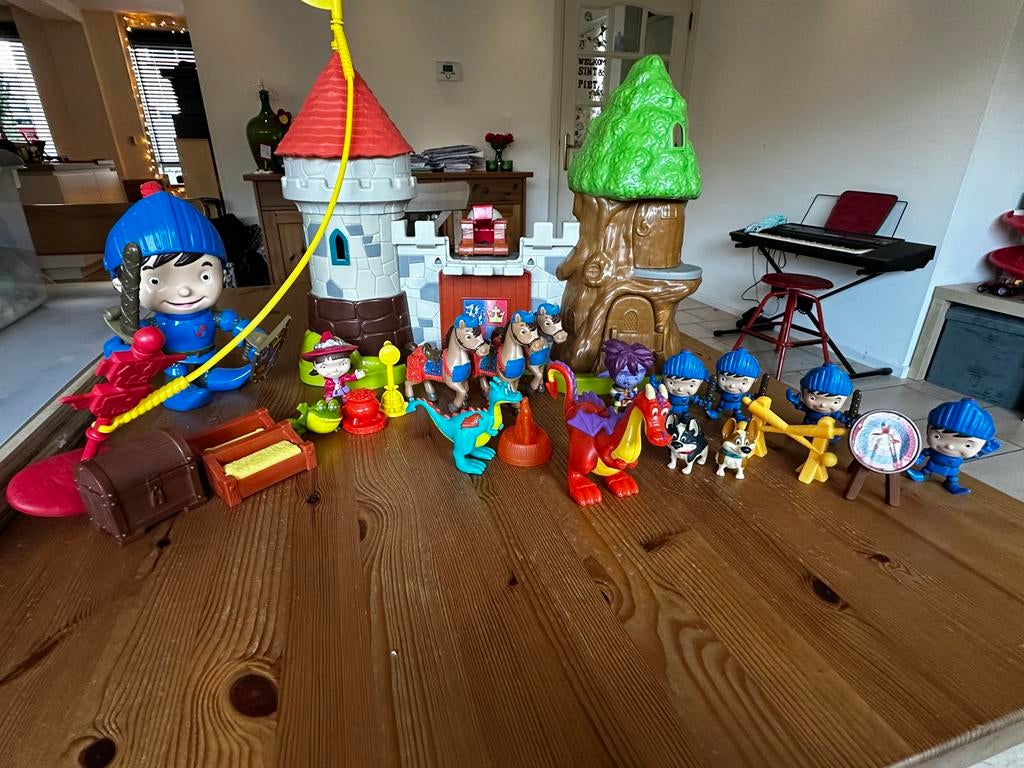 Mike de Ridder kasteel met figuren en accessoires, Ophalen of Verzenden, Gebruikt, Jongen of Meisje