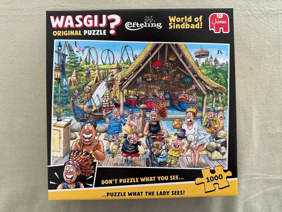 Wasgij? Original Puzzle Efteling World of Sindbad 1000 stuks, Ophalen of Verzenden, 500 t/m 1500 stukjes, Zo goed als nieuw, Overige typen