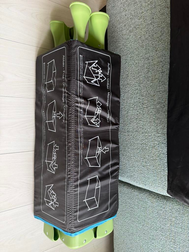 Reisbedje met matras voor baby of jonge kinderen, Ophalen, 70 tot 85 cm, Zo goed als nieuw, Minder dan 140 cm
