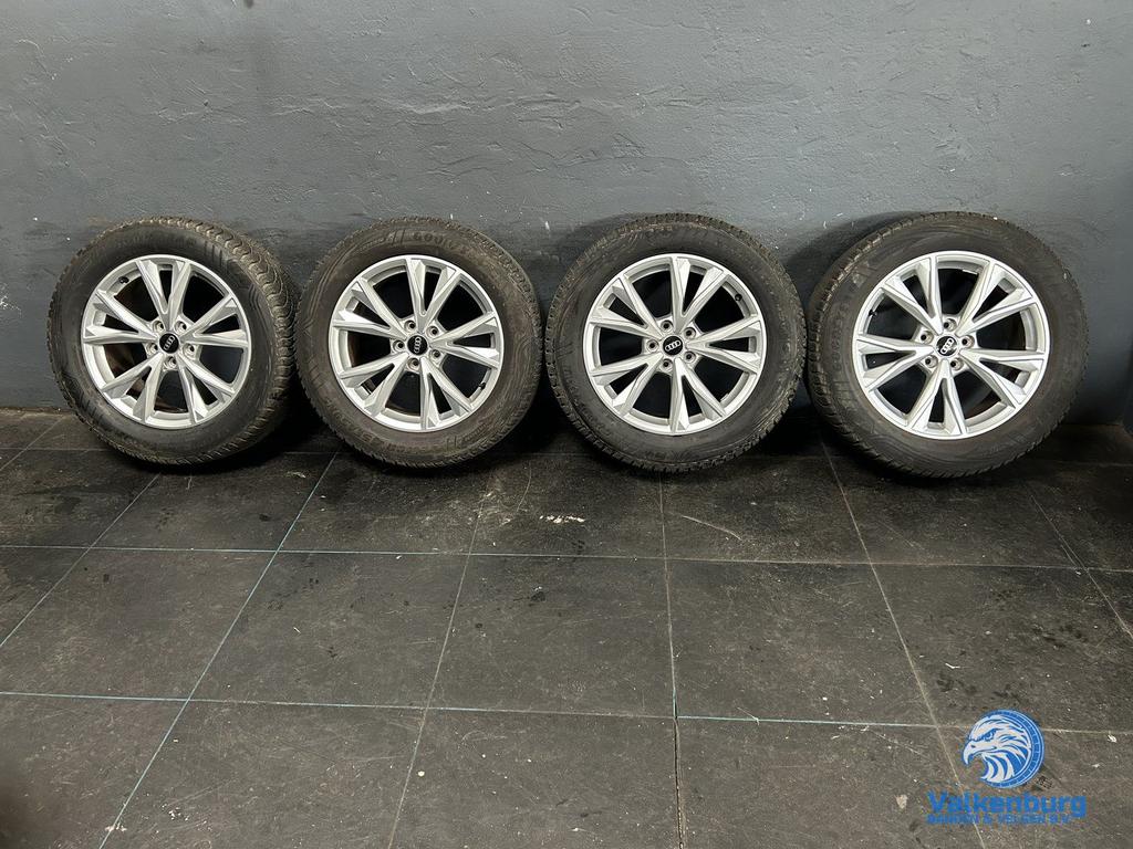 6.5mm! Originele Audi Q3 F3 83A 18 inch velgen 5x112 AllSeas, 18 inch, Gebruikt, -, -