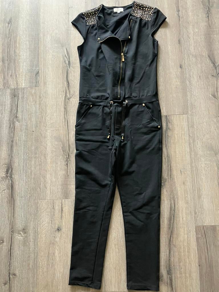 Zwarte jumpsuit, Kleding | Dames, Jumpsuits, Ophalen of Verzenden, Zo goed als nieuw, Zwart