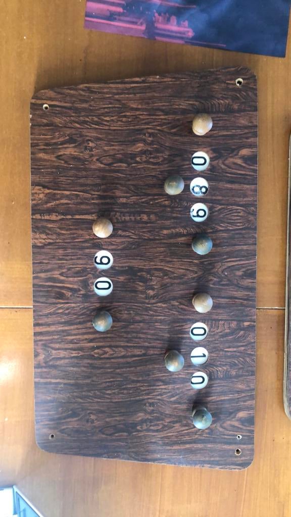 Biljart Scorebord Vlinder (2 stuks), Sport en Fitness, Biljarten en Poolen, Ophalen of Verzenden, Gebruikt, Biljarttafel
