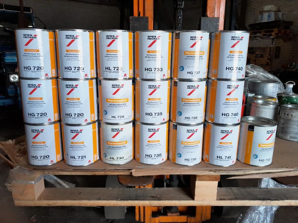 Mengkleuren hg / hl spies hecker, Doe-het-zelf en Verbouw, Verf, Beits en Lak, Ophalen of Verzenden