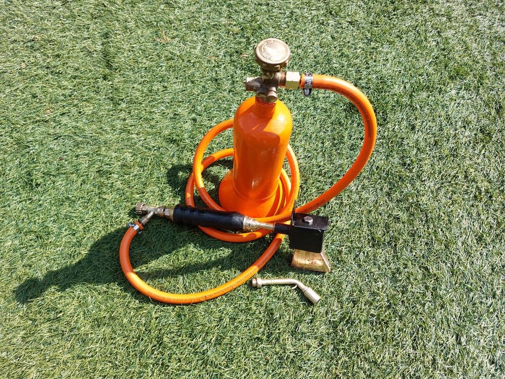 Perkeobrander met extra zware soldeerbout  voor zink., Doe-het-zelf en Verbouw, Ophalen of Verzenden, 250 ampère of meer, Overige typen