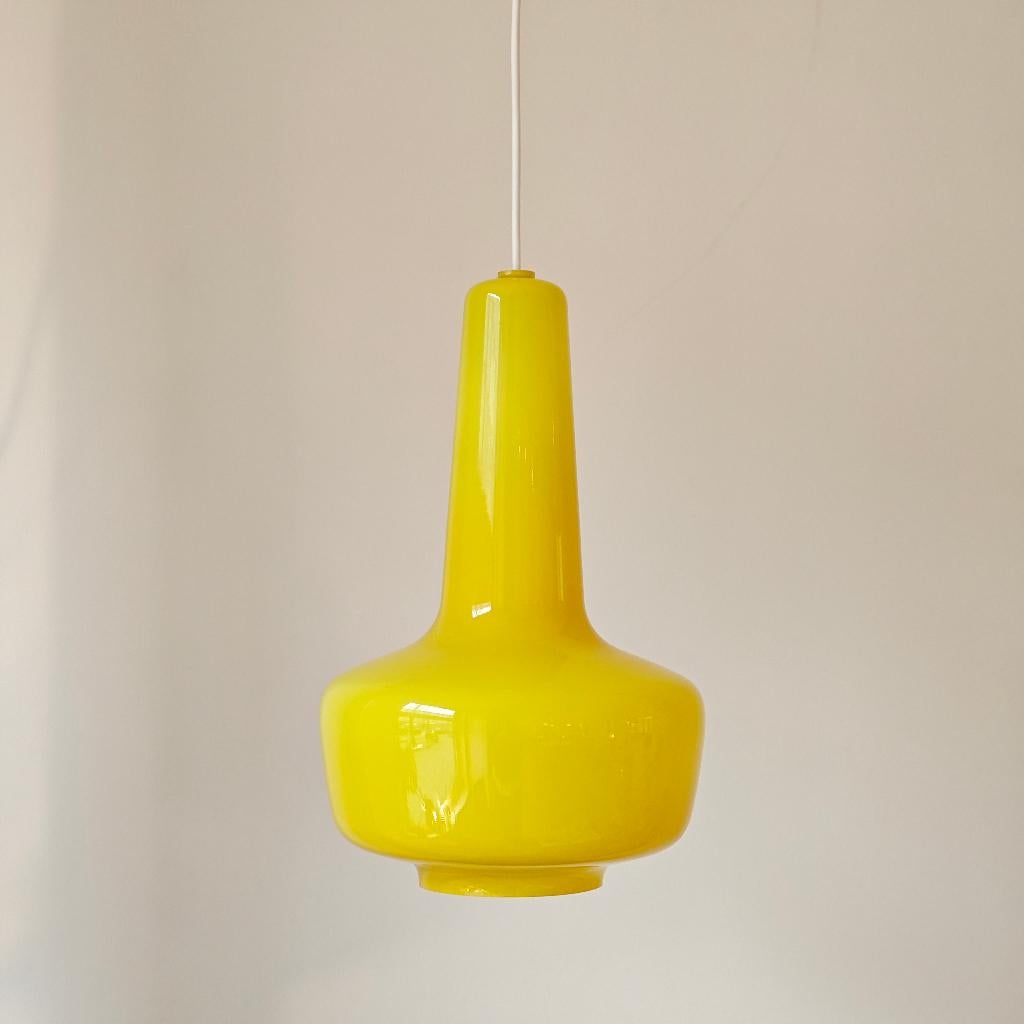 Vintage Fog & Morup Kreta holmegaard hanglamp, Huis en Inrichting, Ophalen of Verzenden, Onbekend, Fog & Morup, Minder dan 50 cm