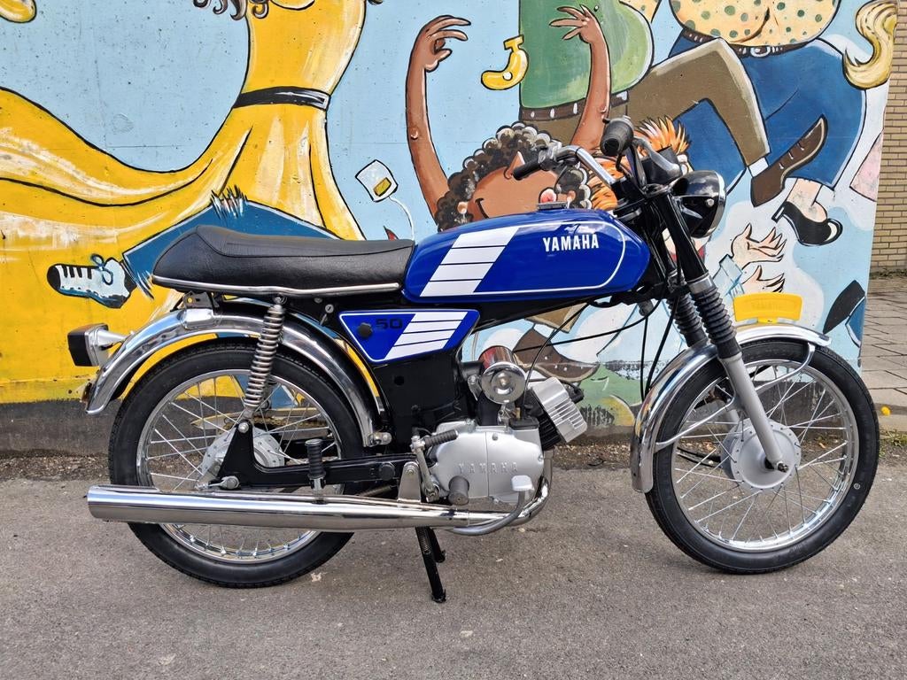 Yamaha fs1 schijfbok uniek en zeldzaam bj'86, Fietsen en Brommers, Brommers | Oldtimers, Ophalen of Verzenden, Yamaha