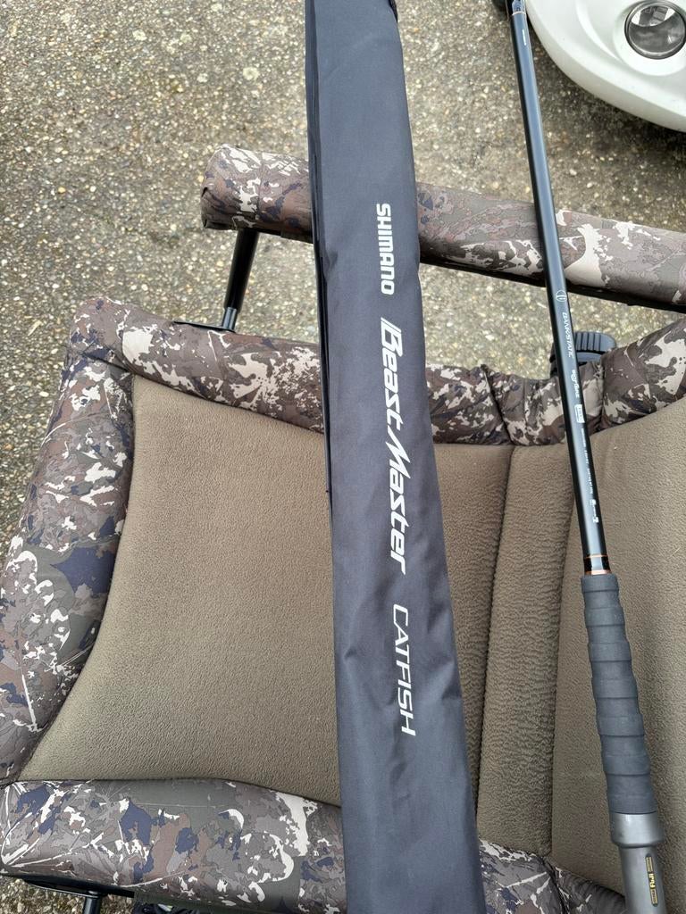 Shimano BeastMaster Catfish hengel, Ophalen of Verzenden, Gebruikt, Werphengel