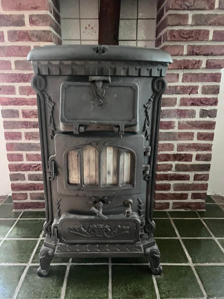 Allesbrander houtkachel allesbrander Thermocer Rose, Ophalen, Gebruikt, Vrijstaande haard, Overige soorten