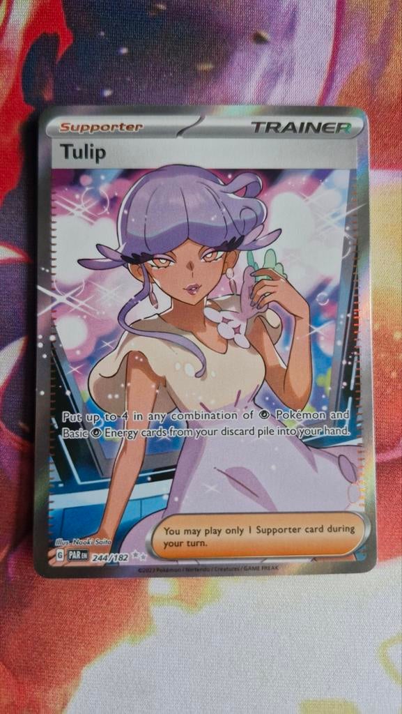Tulip Full Art Trainer 244 Paradox Rift, Ophalen of Verzenden, Nieuw, Losse kaart