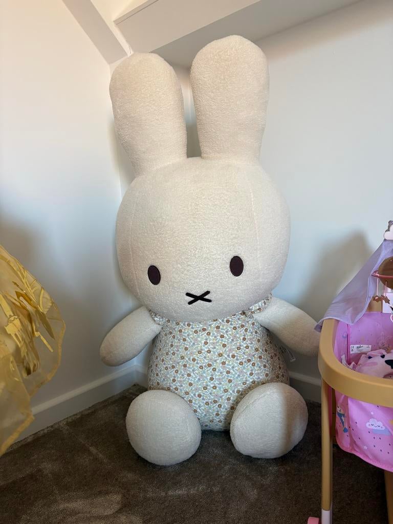 Grote XXL Nijntje Knuffel - Ongeveer 1 Meter Hoog, Overige merken, Konijn, Nijntje, Ophalen of Verzenden