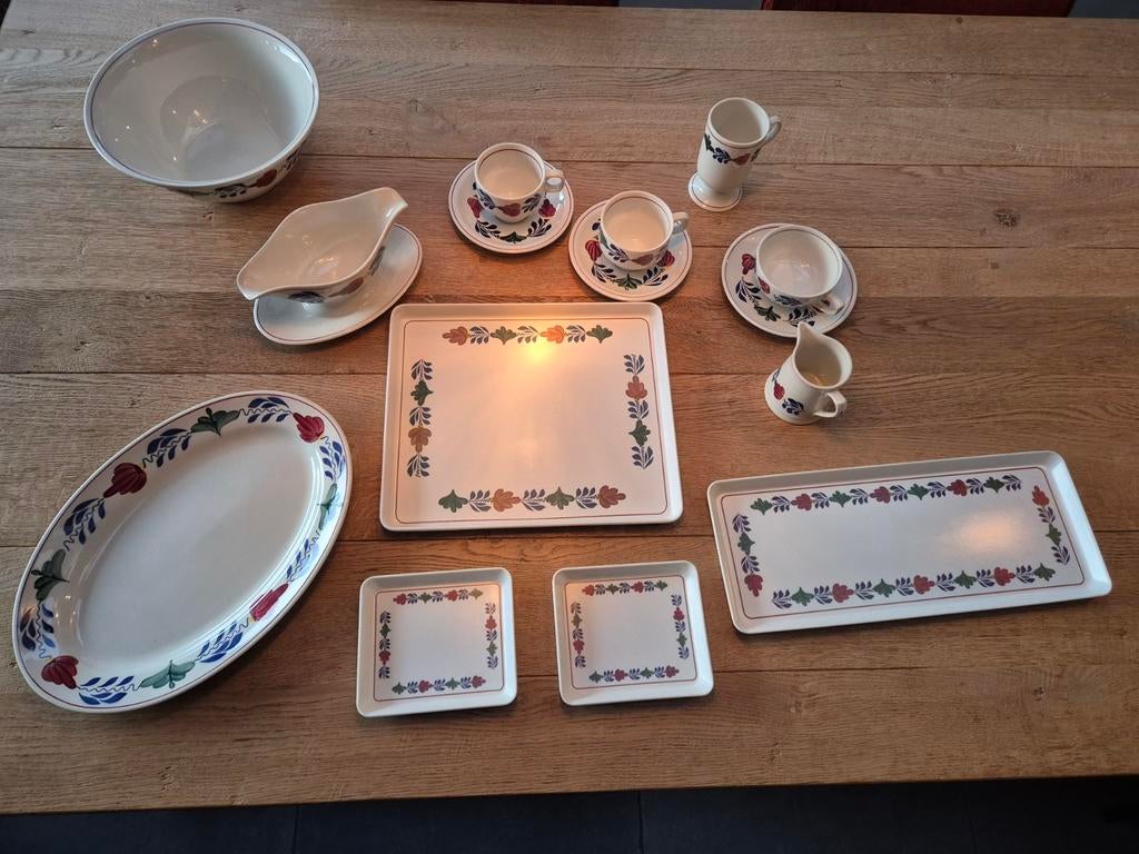 Boerenbond servies, alles puntgaaf. Alles in 1 koop !!!, Ophalen of Verzenden