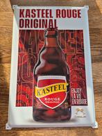 Metalen reclamebord Kasteel Rouge Original bier, Ophalen of Verzenden, Nieuw, Reclamebord, Plaat of Schild, Overige merken