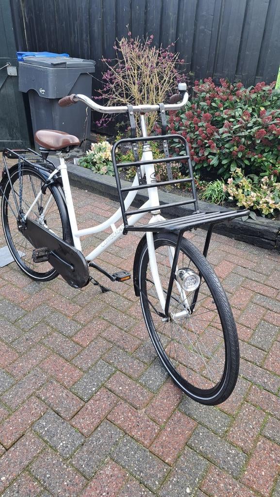 Damesfiets 28 inch framemaat 53 cm, Minder dan 10 versnellingen, 53 tot 56 cm, Zo goed als nieuw, Ophalen