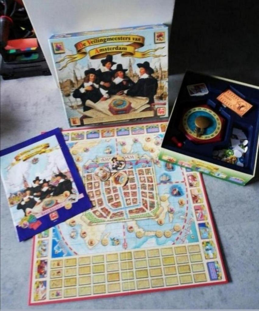 De veilingmeesters van Amsterdam, bordspel, Hobby en Vrije tijd, Gezelschapsspellen | Bordspellen, Vijf spelers of meer, Ophalen of Verzenden