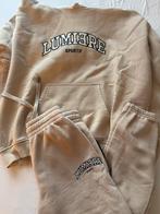 Lumiere Sportif Trainingspak Maat S Ecru, Kleding | Dames, Sportkleding, Ophalen of Verzenden, Zo goed als nieuw, Maat 36 (S)