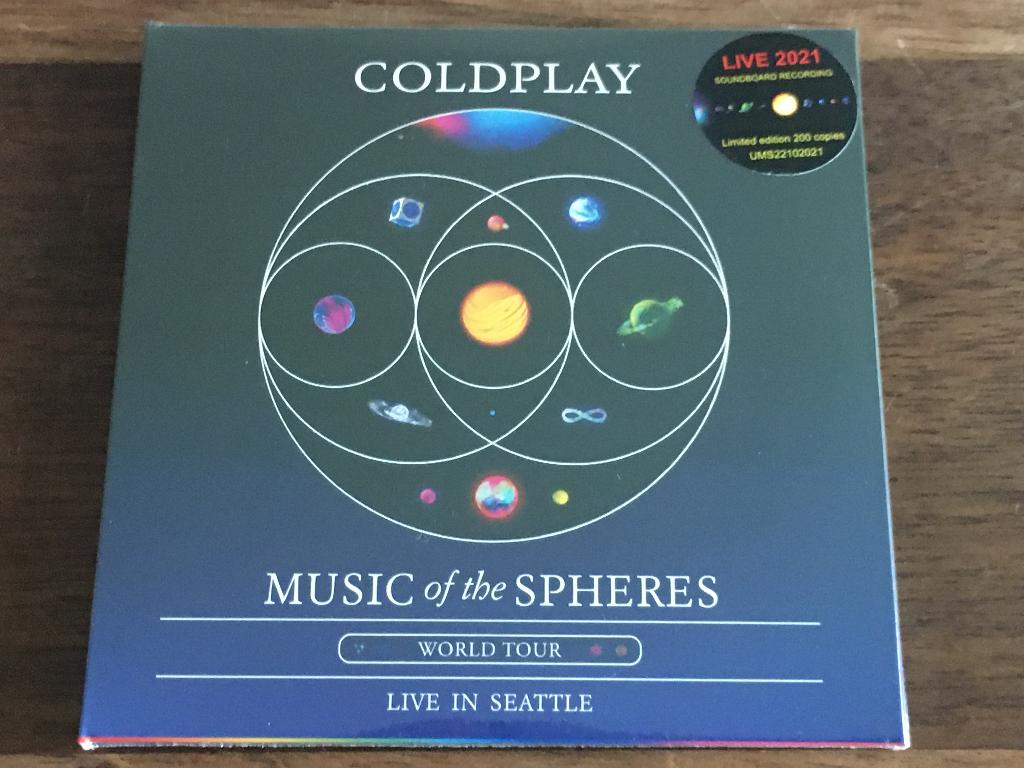 2Cd Coldplay LIVE Music Of The Spheres in SEATTLE Ltd NIEUW, Ophalen of Verzenden, 2020 tot heden, Nieuw in verpakking