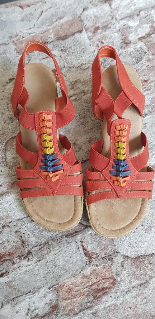 Rieker sandalen mt.38, Zo goed als nieuw, Rieker, Sandalen of Muiltjes, Ophalen of Verzenden
