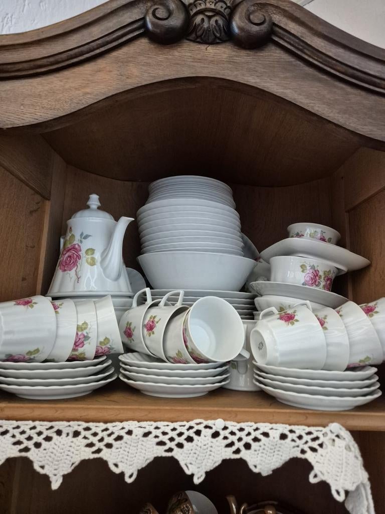 Te koop aangeboden Wunsiedel Bavaria porselein servies, Antiek en Kunst, Ophalen