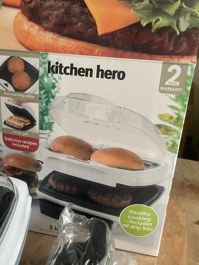 Kitchen Hero Hamburger grill, Ophalen of Verzenden, Nieuw