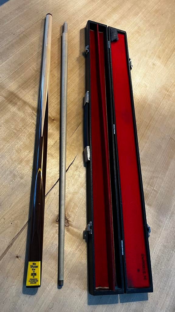 Biljart keu The Victor van Peradon & Fletcher ltd england, Ophalen, Gebruikt, Keu of Ballen